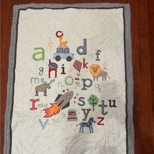 Pottery Barn crib accessories